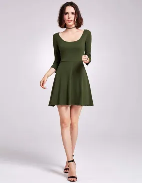 Alisa Pan Long Sleeve Casual Knit Dress