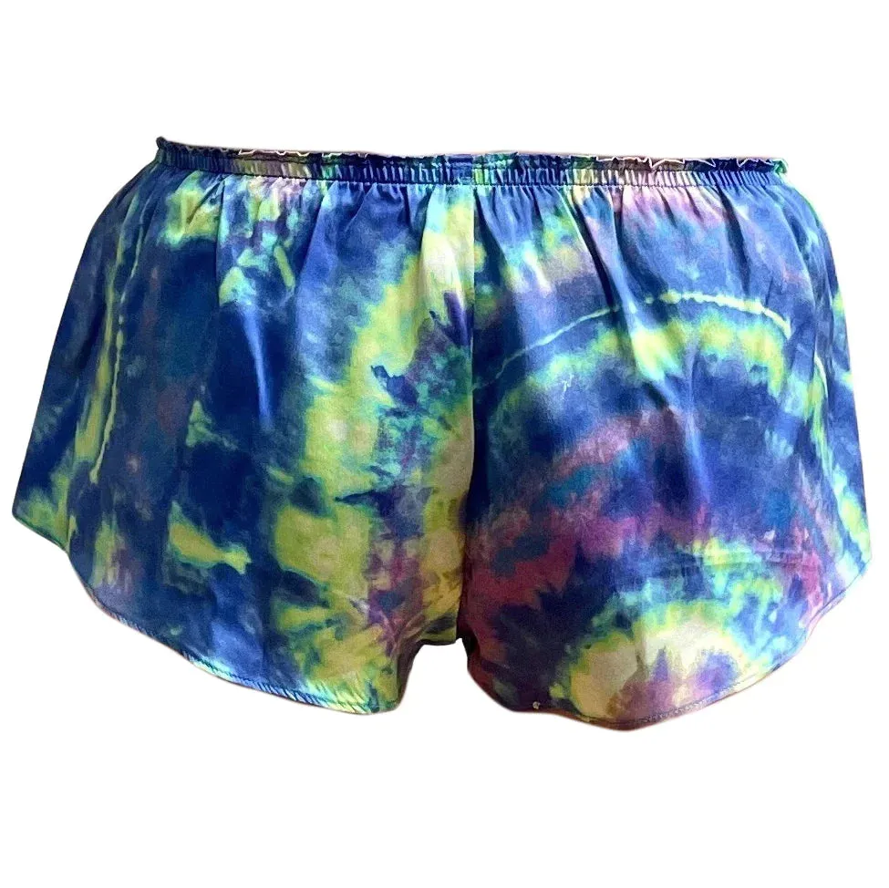 Aura Psychedelic Silk Flutter Shorts