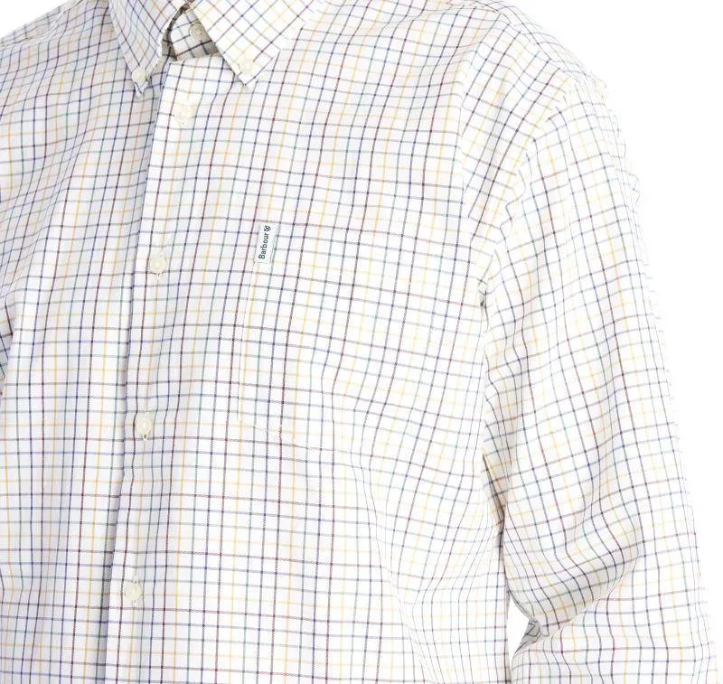 Barbour Tattersall 9 Mens Shirt - Ginger