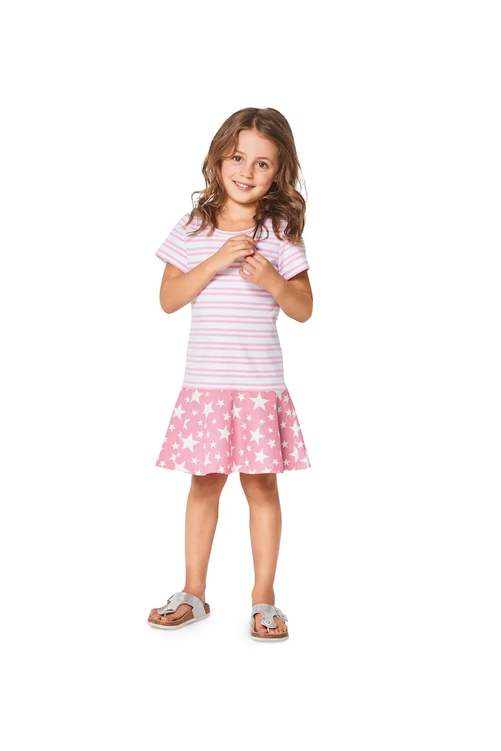 BD9341 Girls Summer Jersey Dresses