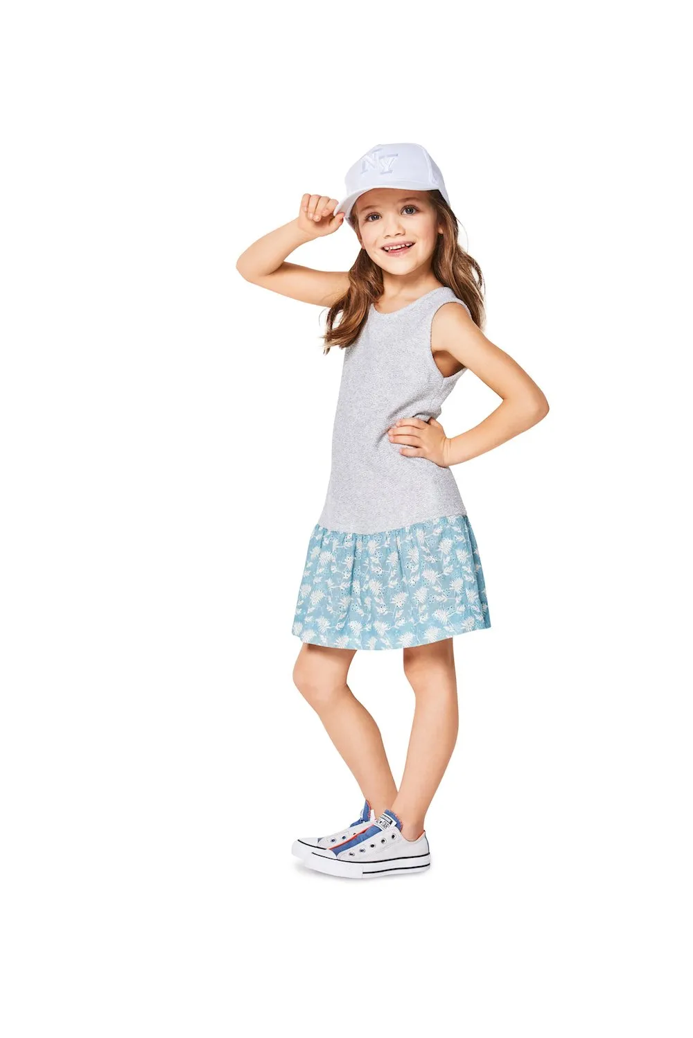 BD9341 Girls Summer Jersey Dresses