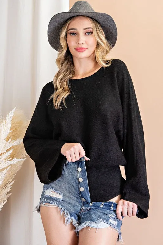 Black Bodysuit Sweater