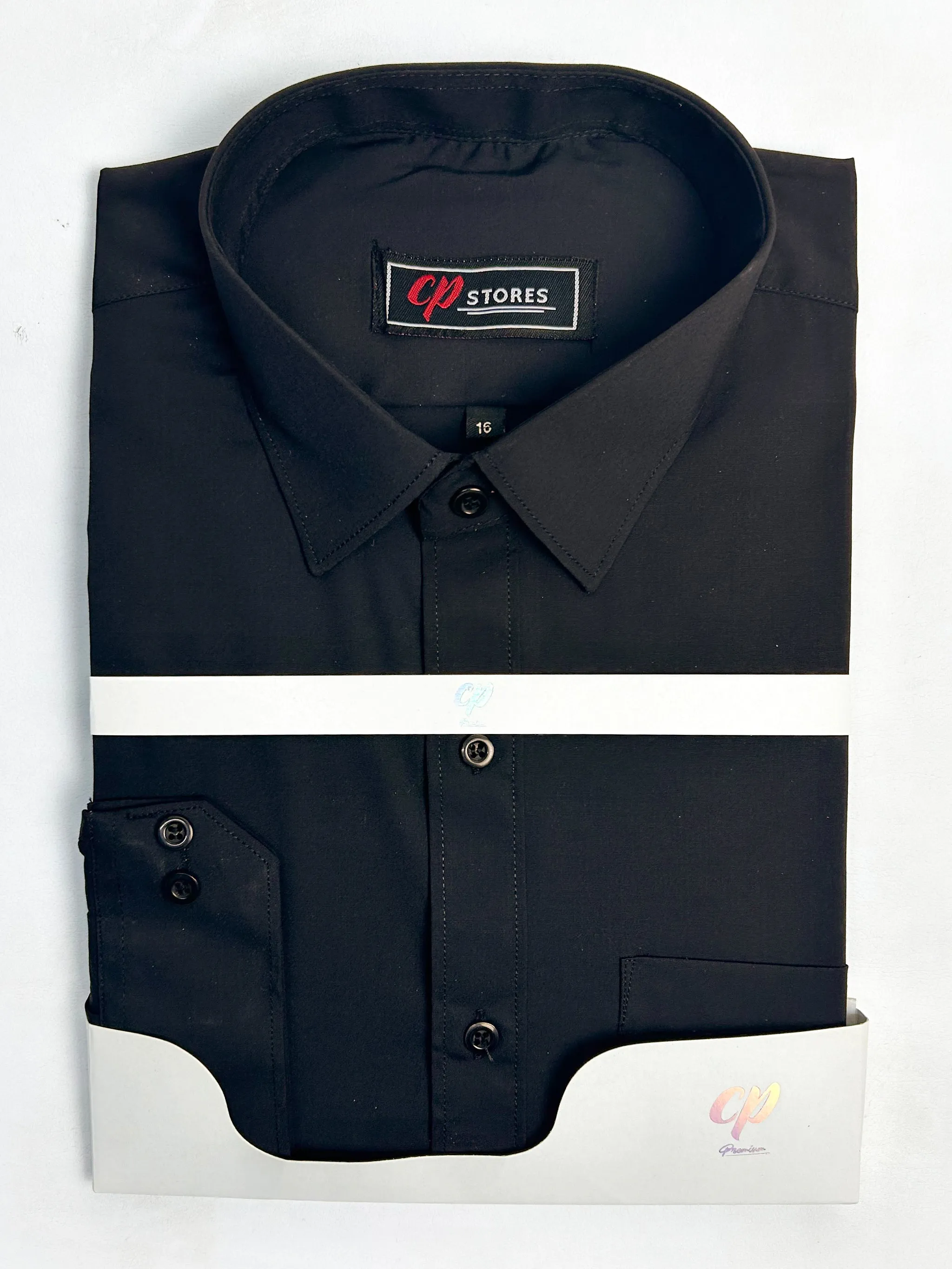 Black Formal Dress Shirt For Men AN MFS116