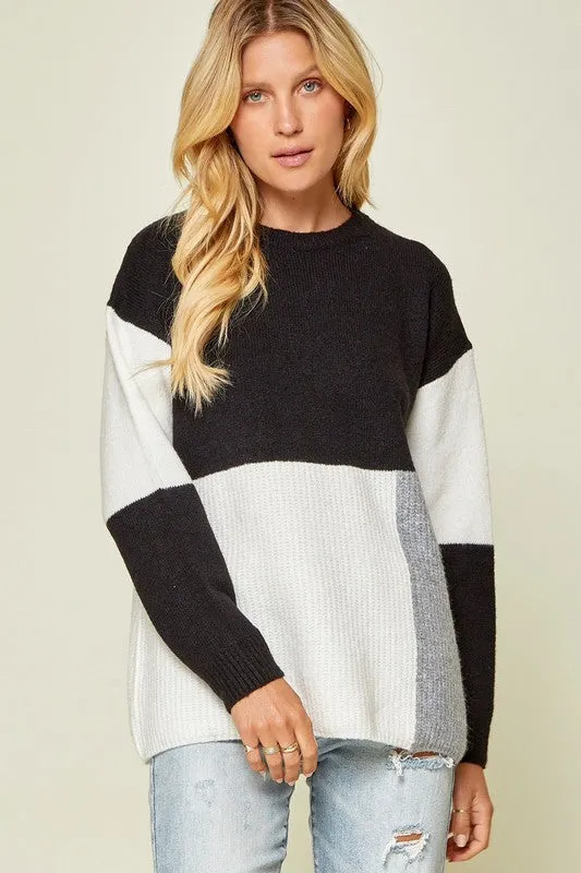 Black/Grey Sweater