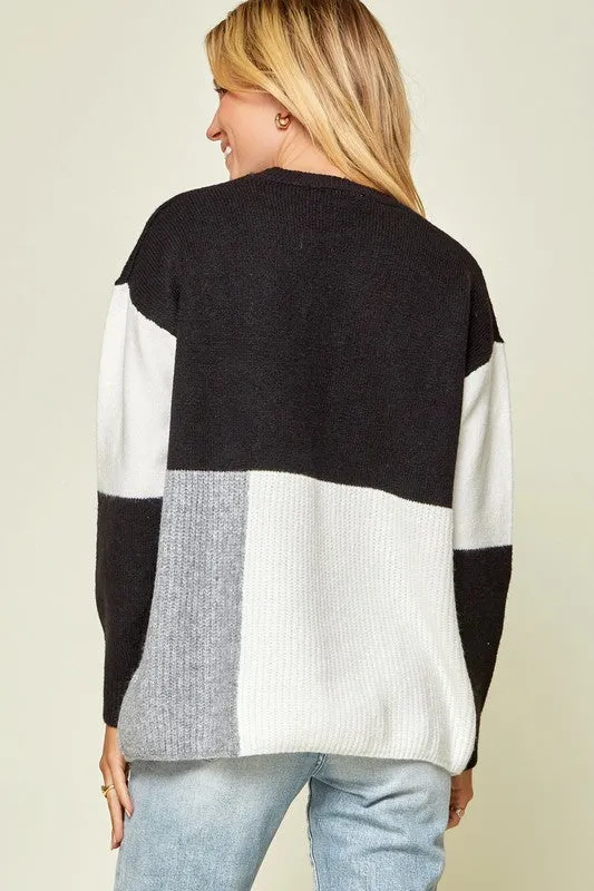 Black/Grey Sweater