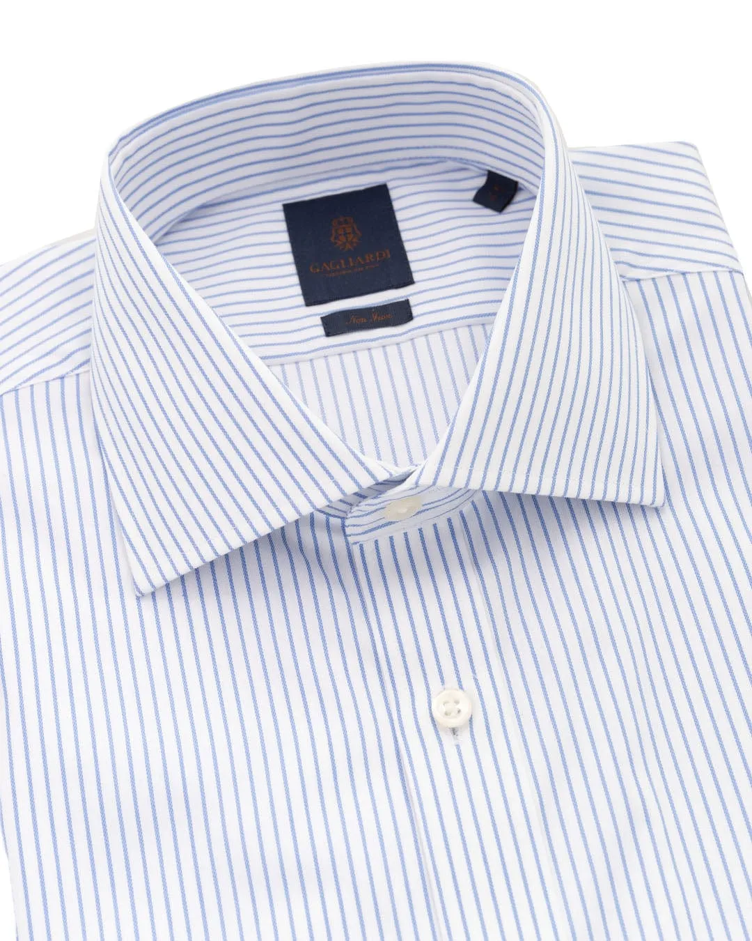 Blue Stripe Non-iron Shirt