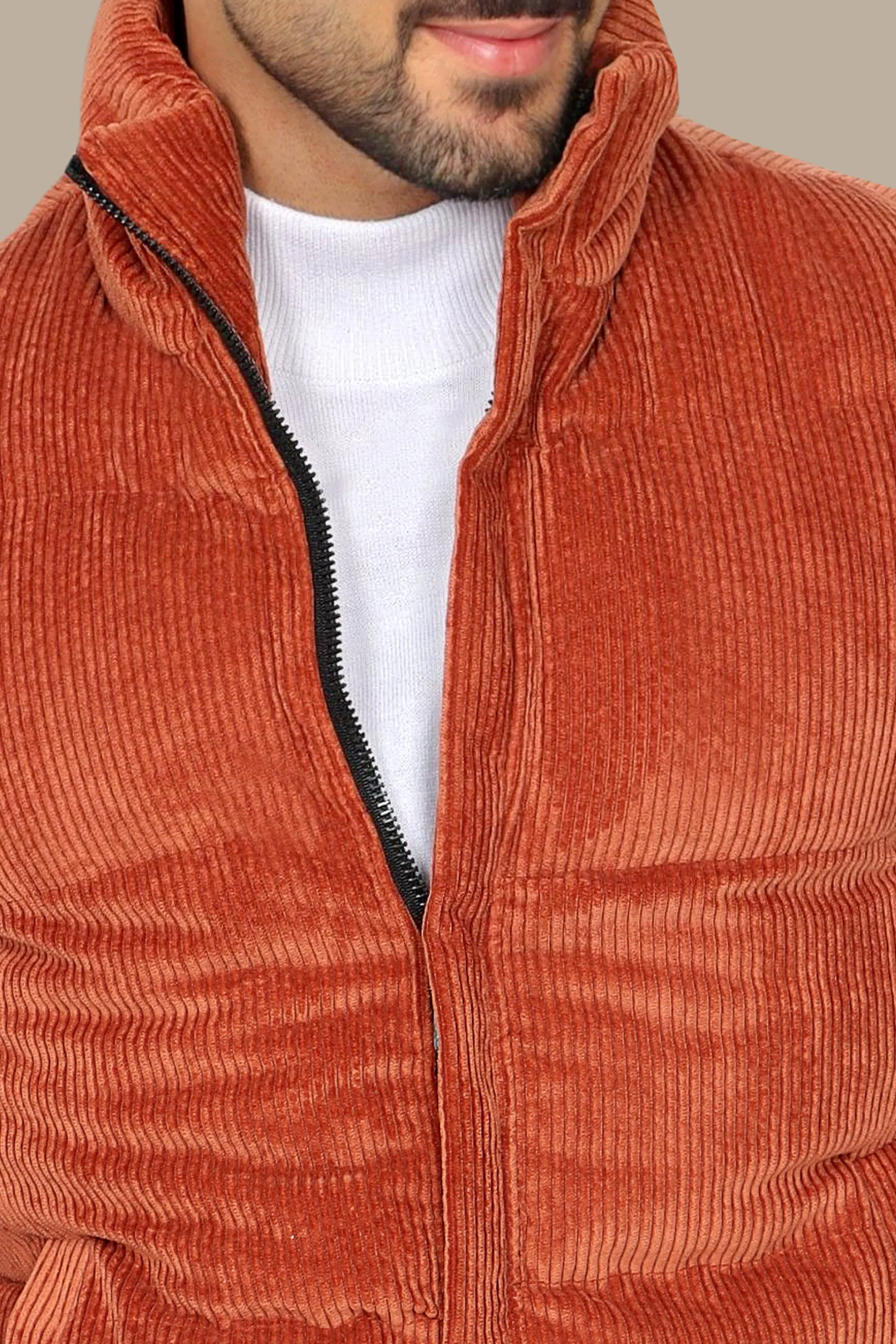 Brick Corduroy Vest