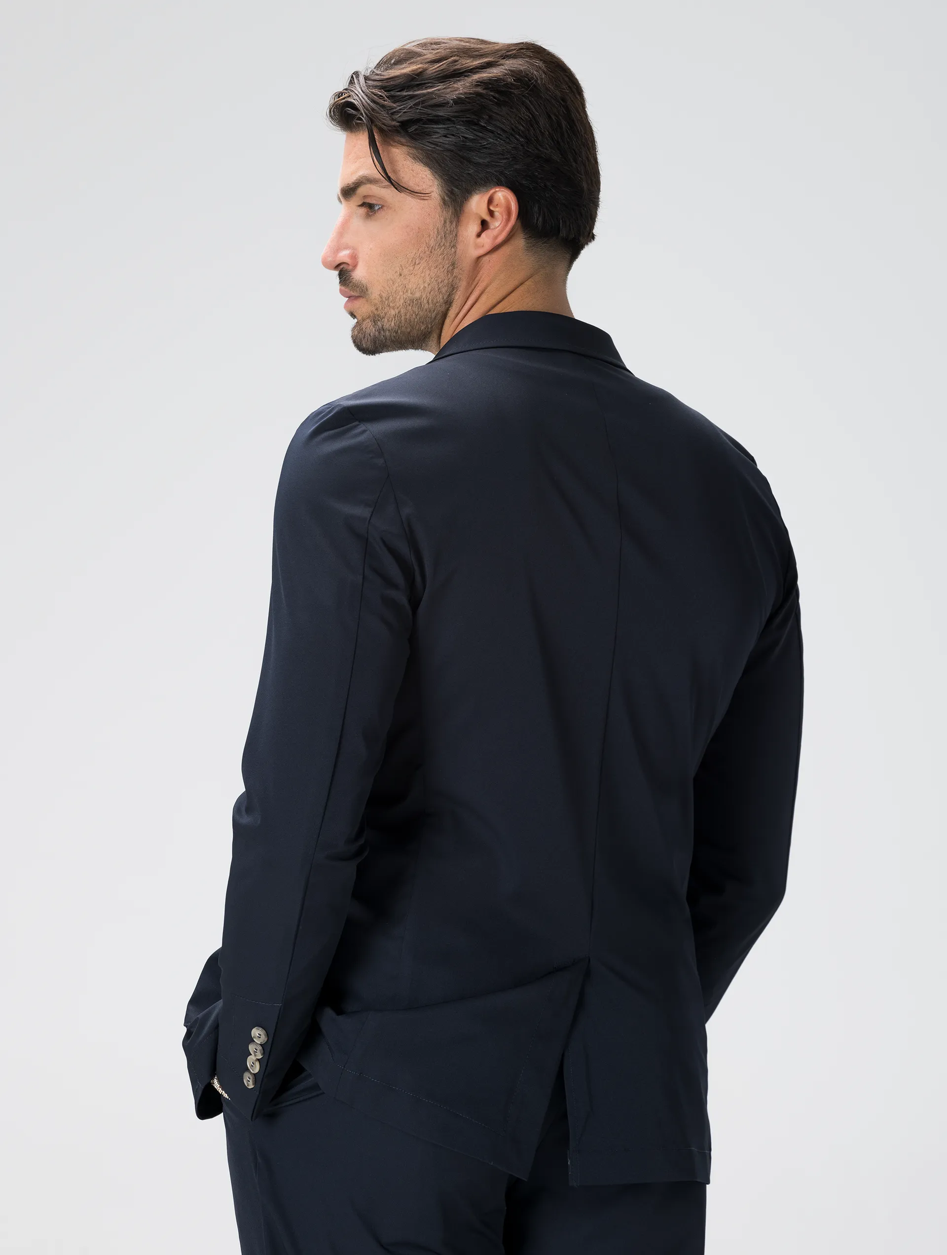 CALEB TECH FORMAL BLAZER IN BLUE