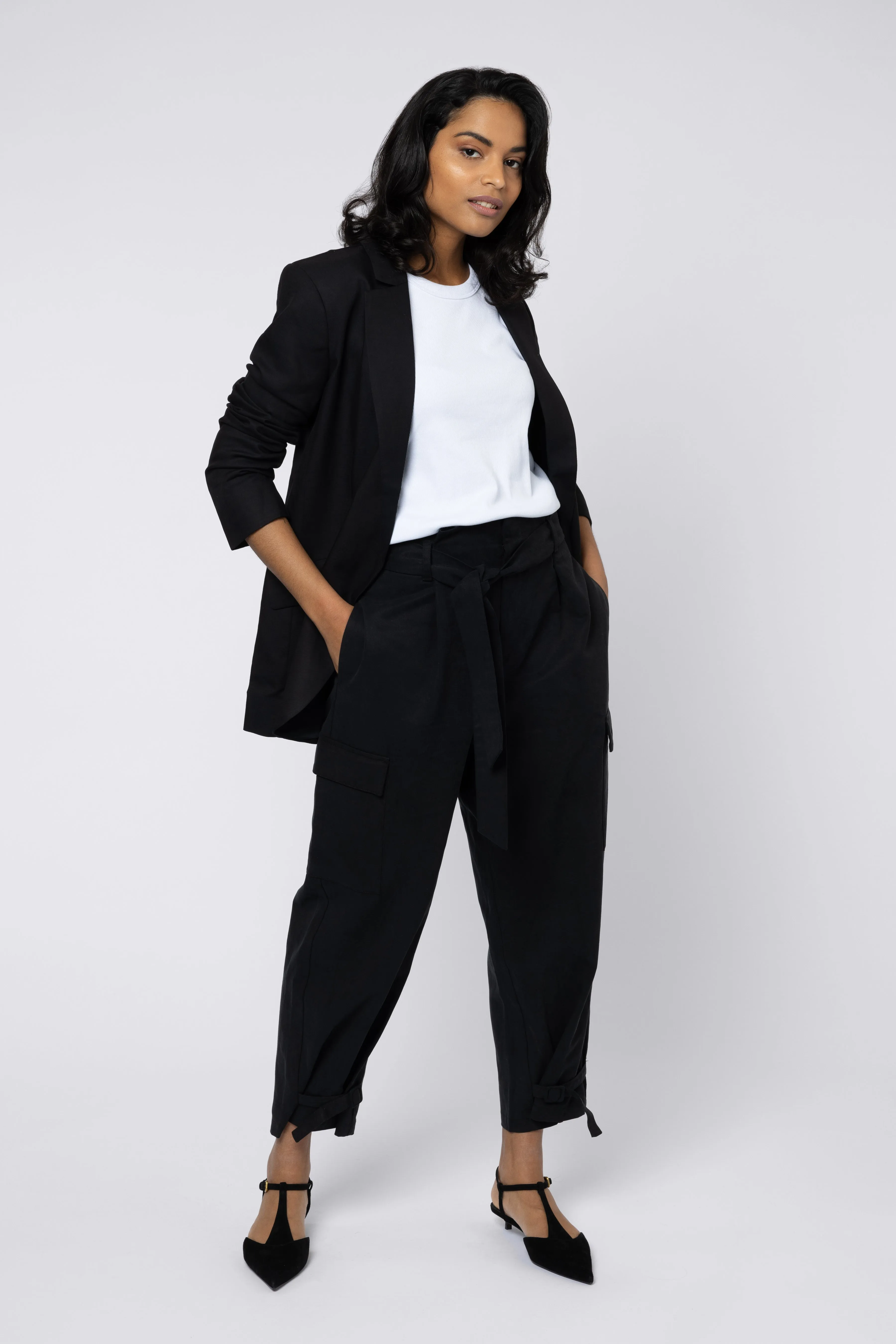 Charlotte Cargo Trouser (Black)