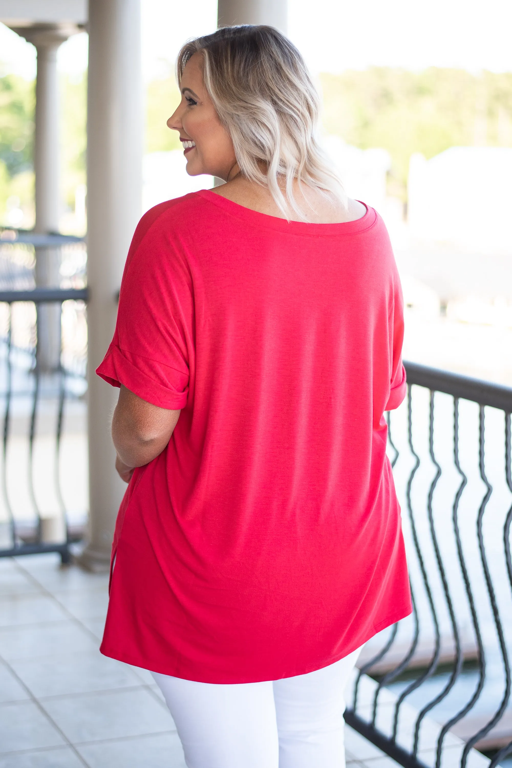 Comfy Travels Top, Ruby