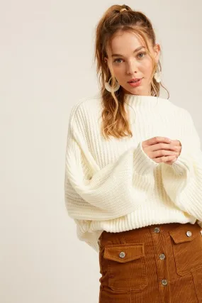 Cream Dolman Sweater