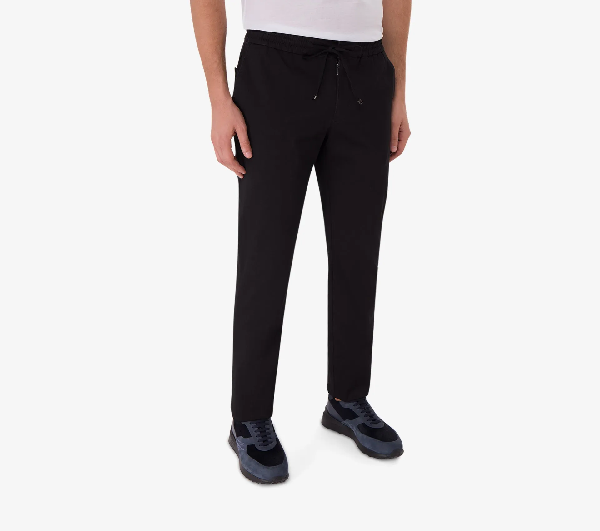 Elastic Trousers with Coulisse