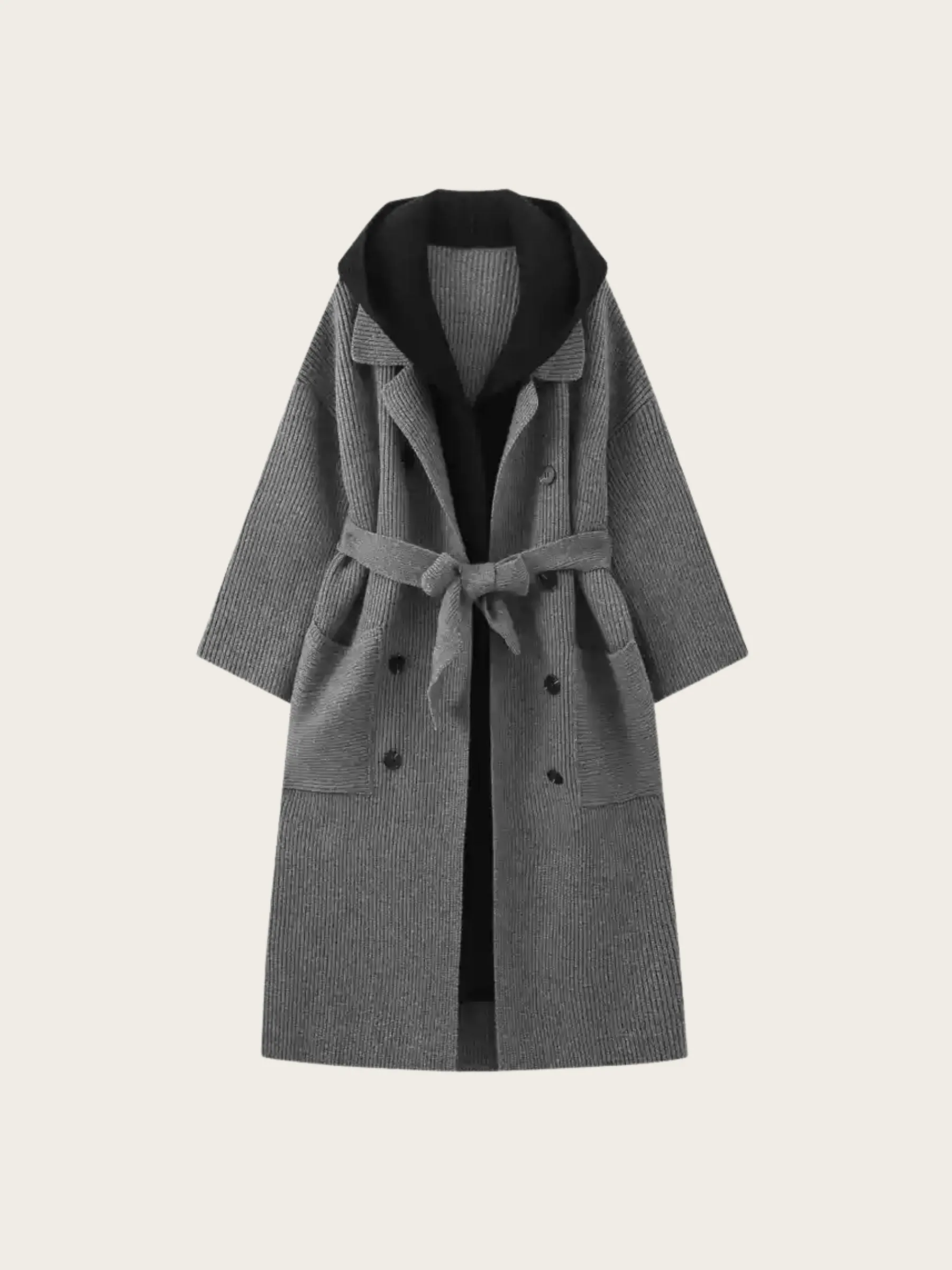 Galia Double-Layer Hooded Coat