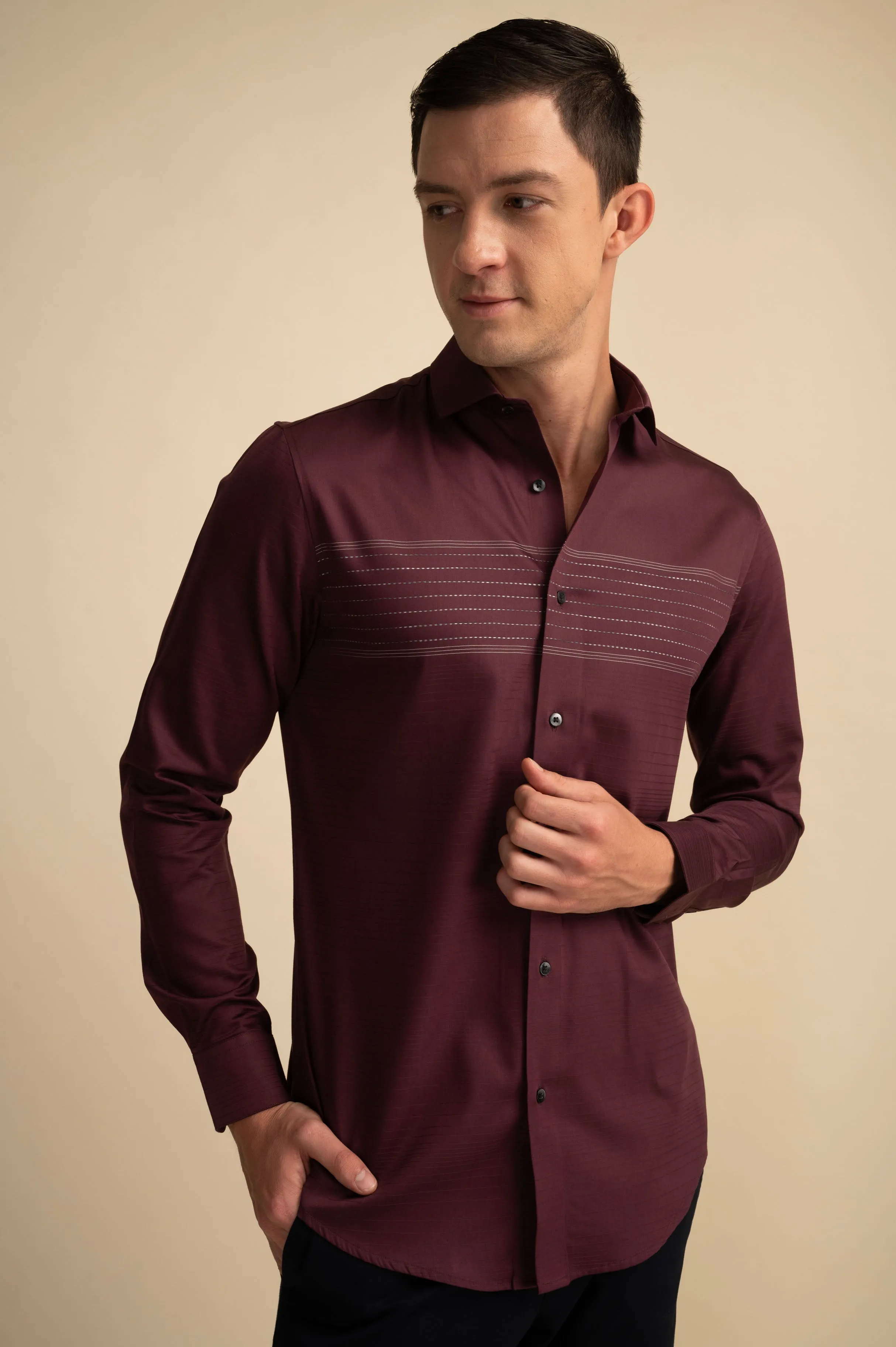 Georgio Wine Shirt EOSS