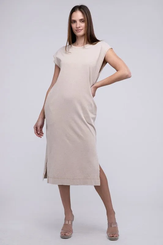 HYFVE Casual Comfy Sleeveless Midi Dress