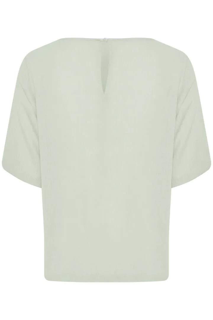 Ichi Marrakech Short Sleeve Top Mint