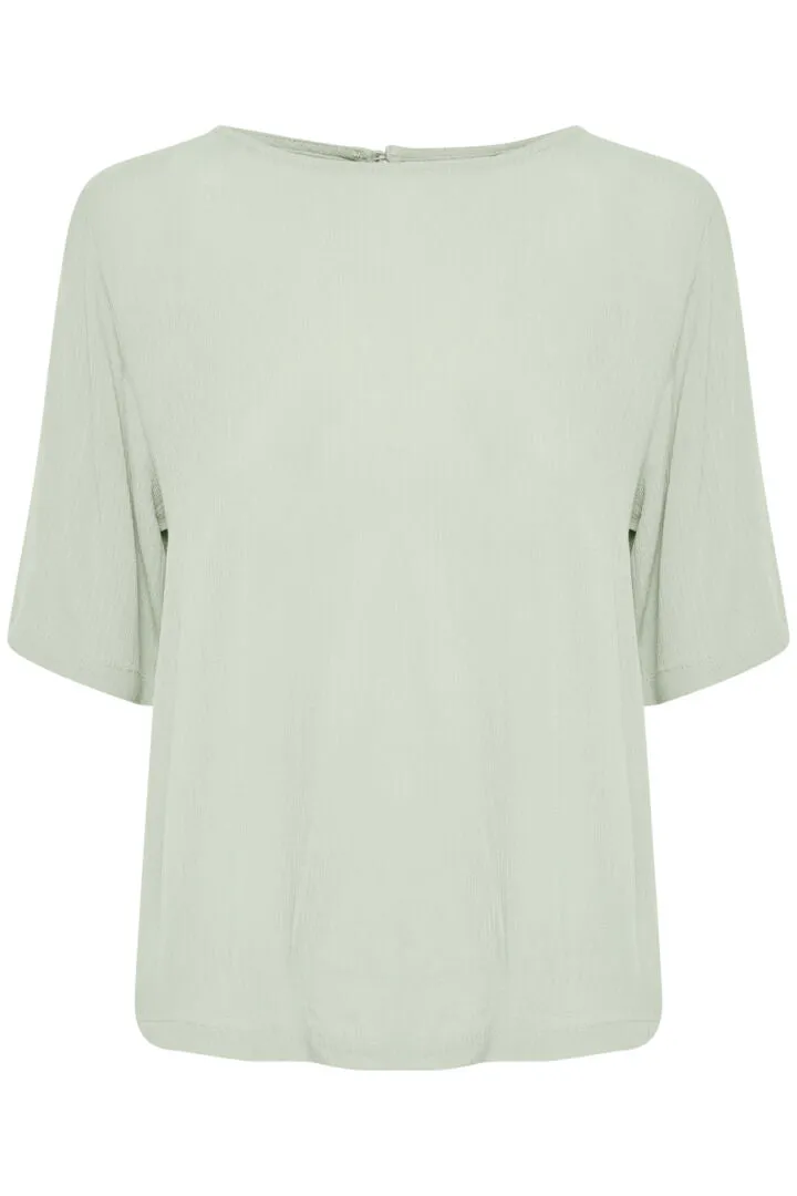 Ichi Marrakech Short Sleeve Top Mint