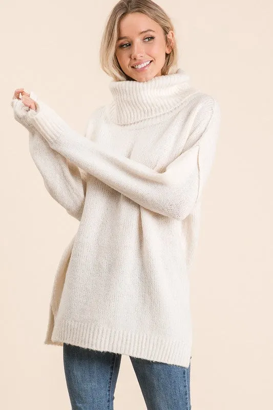 Ivory Chunky Oversize Sweater