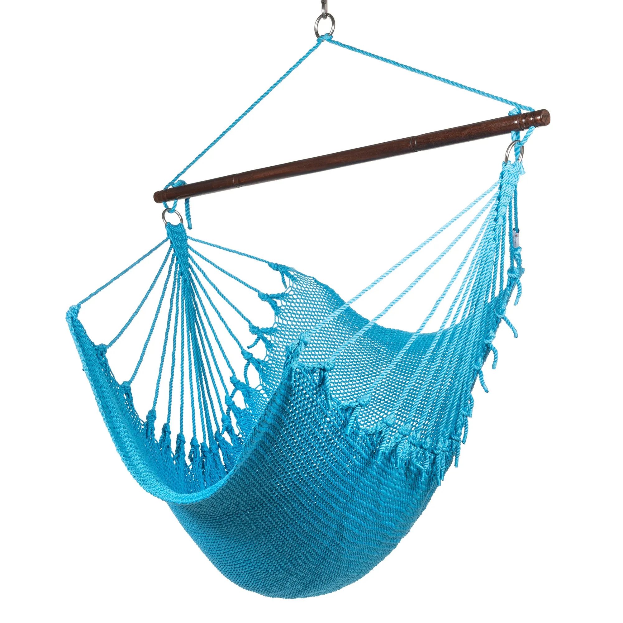 Jumbo Caribbean Hammock Chair - Light Blue