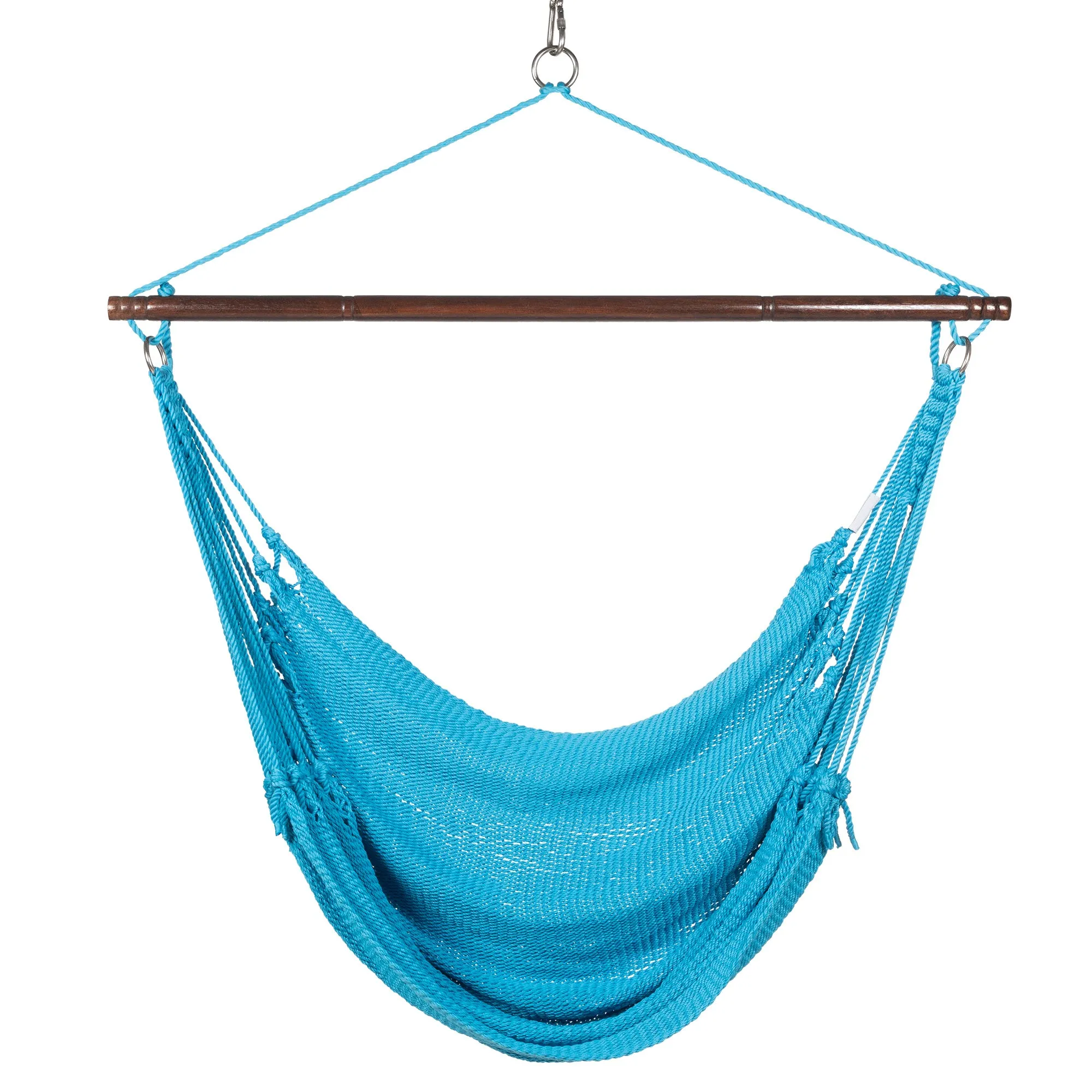 Jumbo Caribbean Hammock Chair - Light Blue