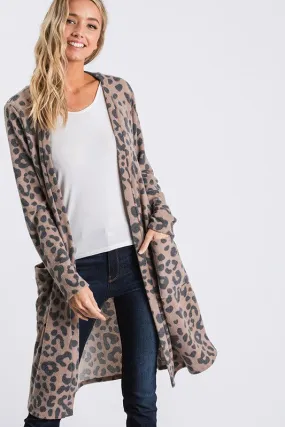 Leopard Cardigan - T1070