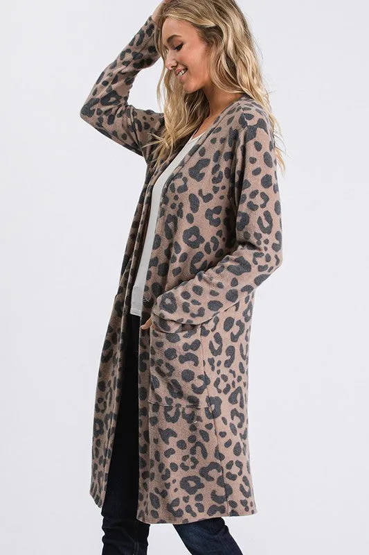 Leopard Cardigan - T1070