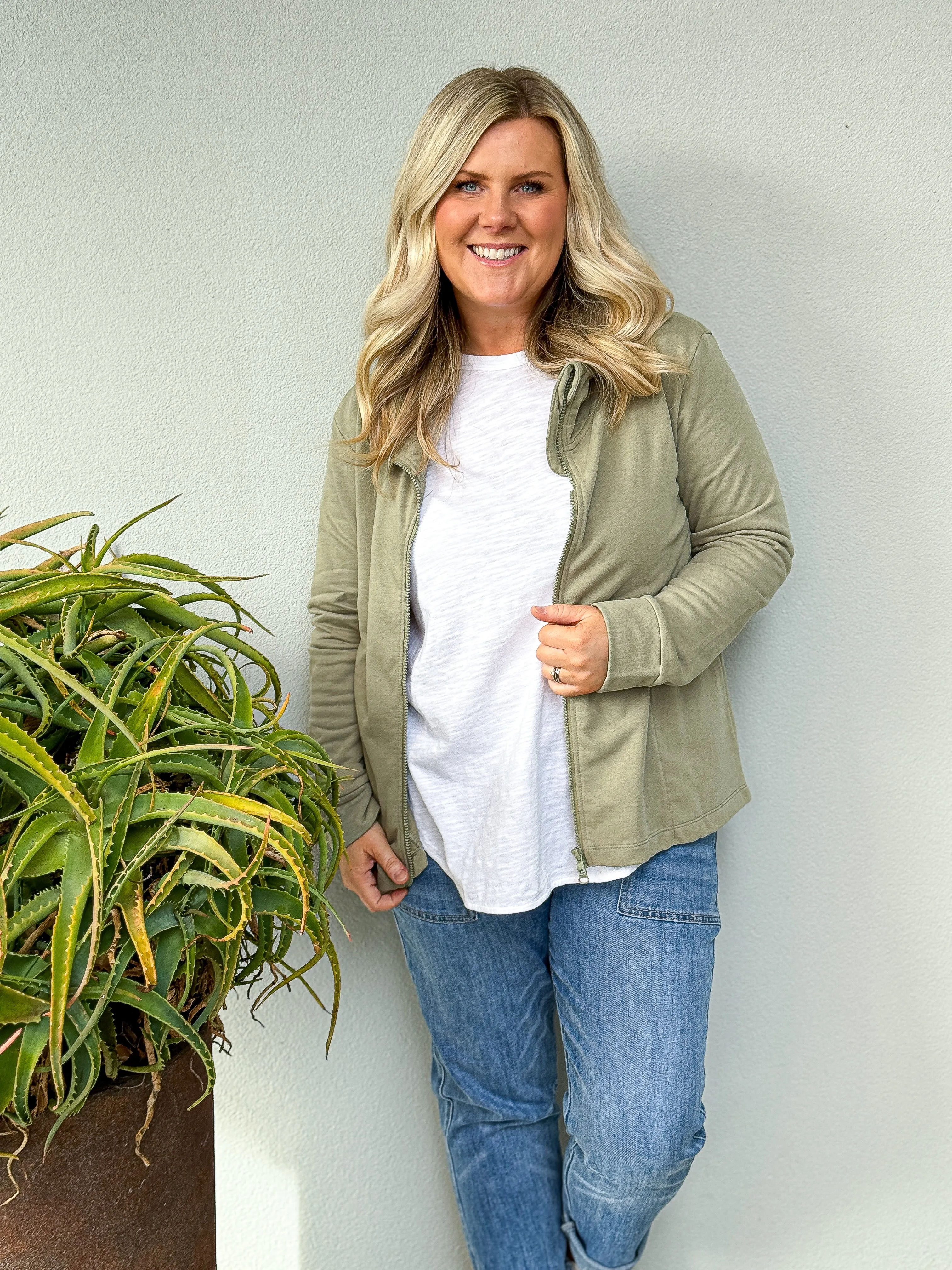 Olinda Hoodie Jacket - Wispy Green