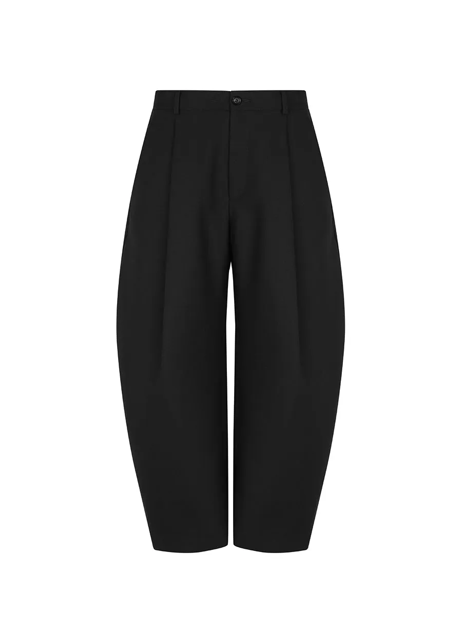 Pants / JNBY Relaxed Wool Wide-leg Pants