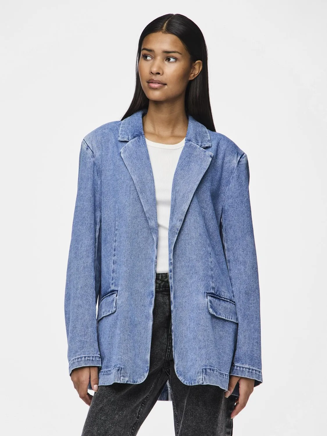 PCFULLA LS LOOSE DENIM BLAZER D2D FSY