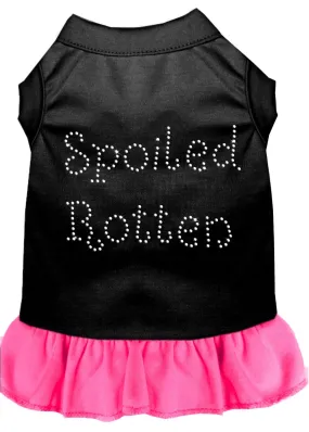 Pet Dog & Cat Dress Rhinestone, "Spoiled Rotten"