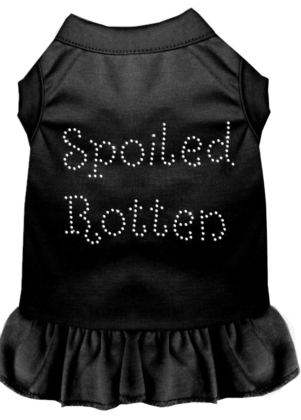 Pet Dog & Cat Dress Rhinestone, "Spoiled Rotten"