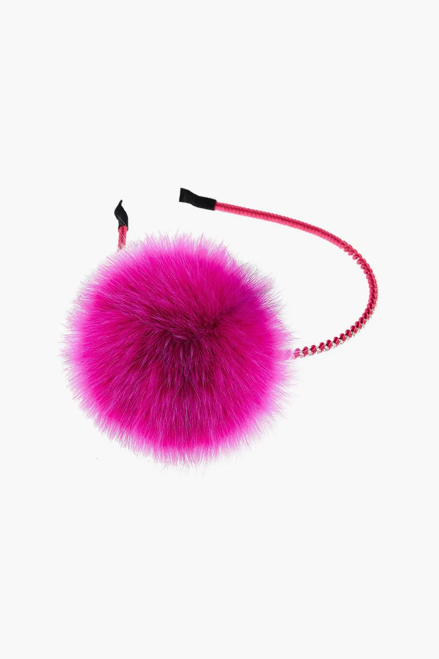 Pom Pom Girls Headband - Fuchsia