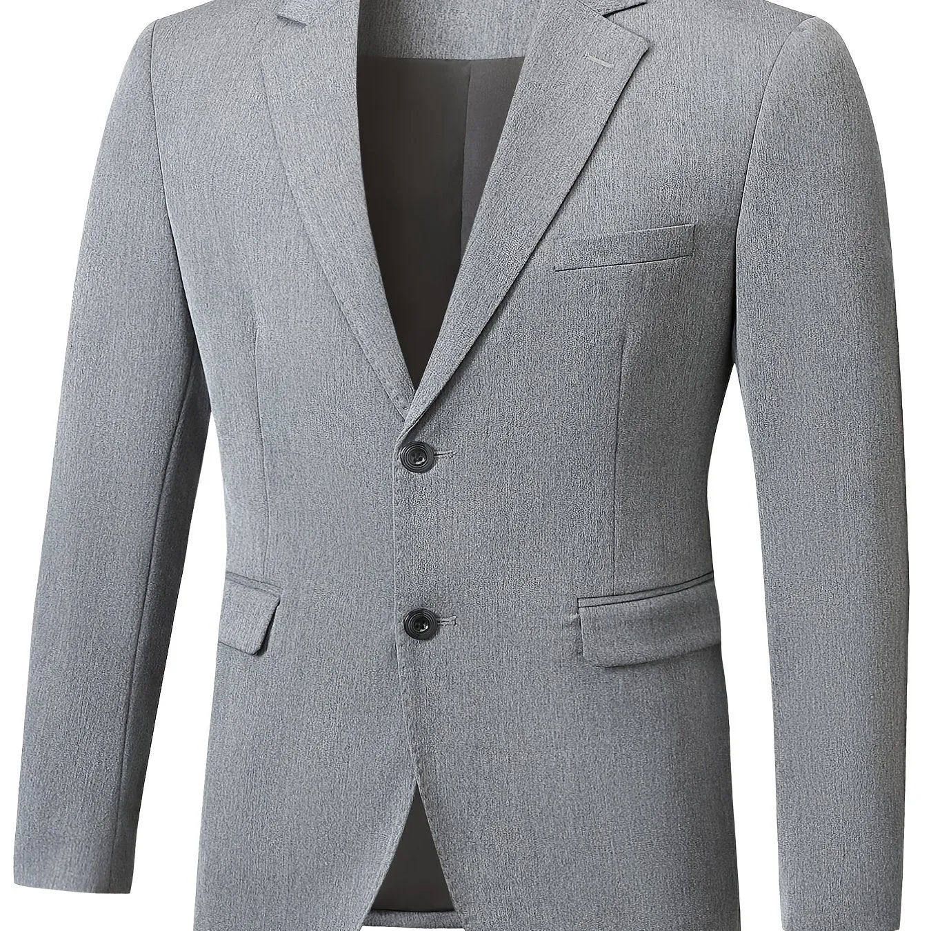 Riolio Men's Gentleman V-neck Blazers For Formal Occasion Party Performance Business