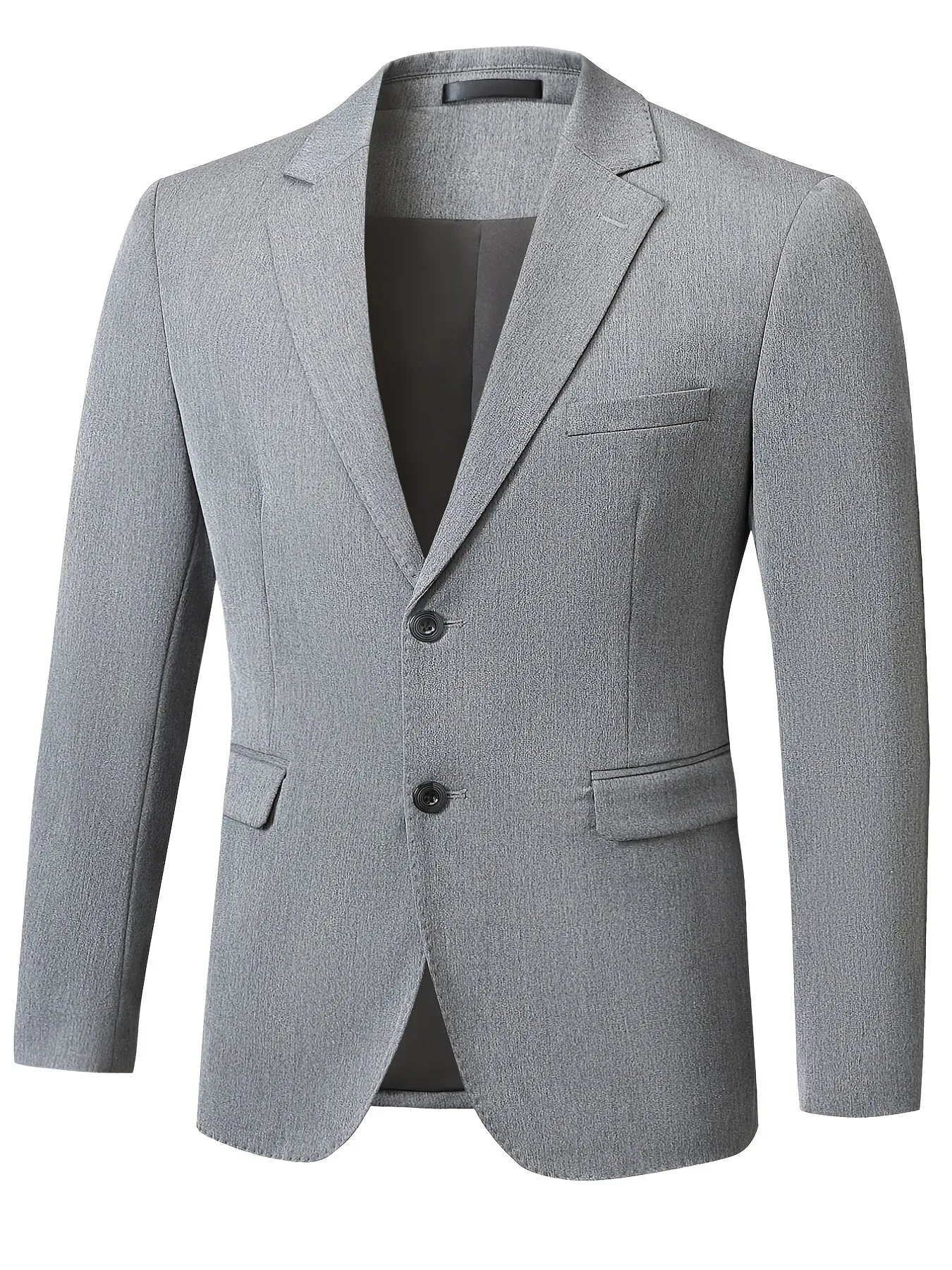 Riolio Men's Gentleman V-neck Blazers For Formal Occasion Party Performance Business