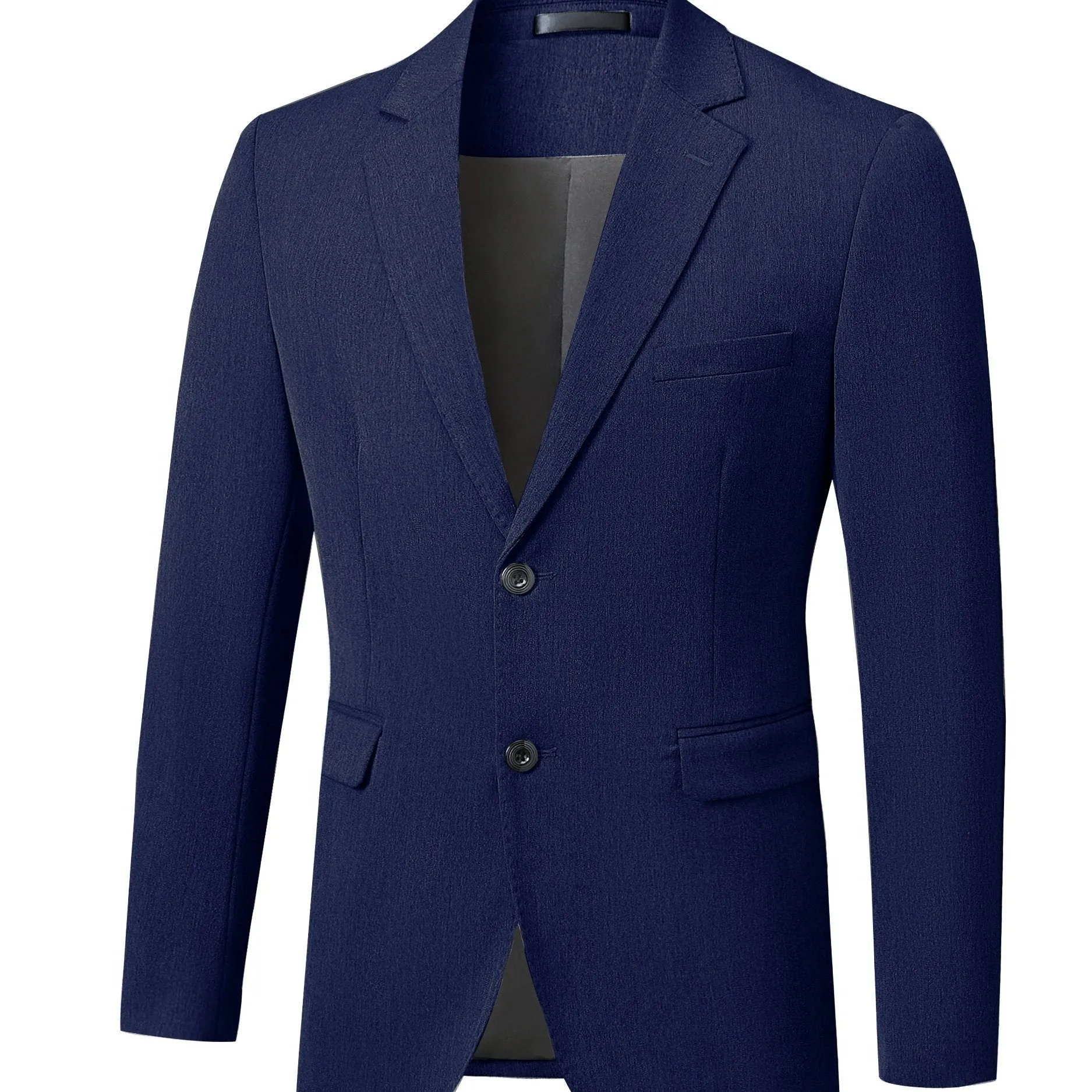 Riolio Men's Gentleman V-neck Blazers For Formal Occasion Party Performance Business