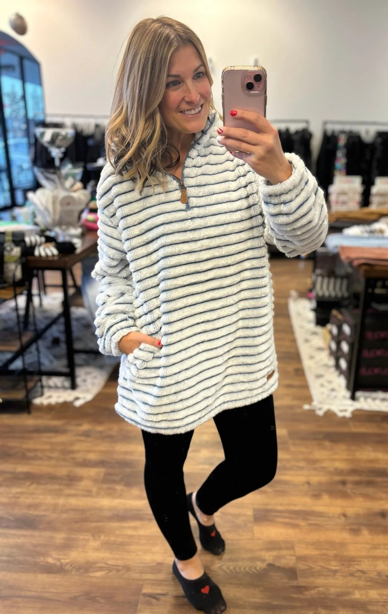 Simply Southern Luxe Pullover - Steel