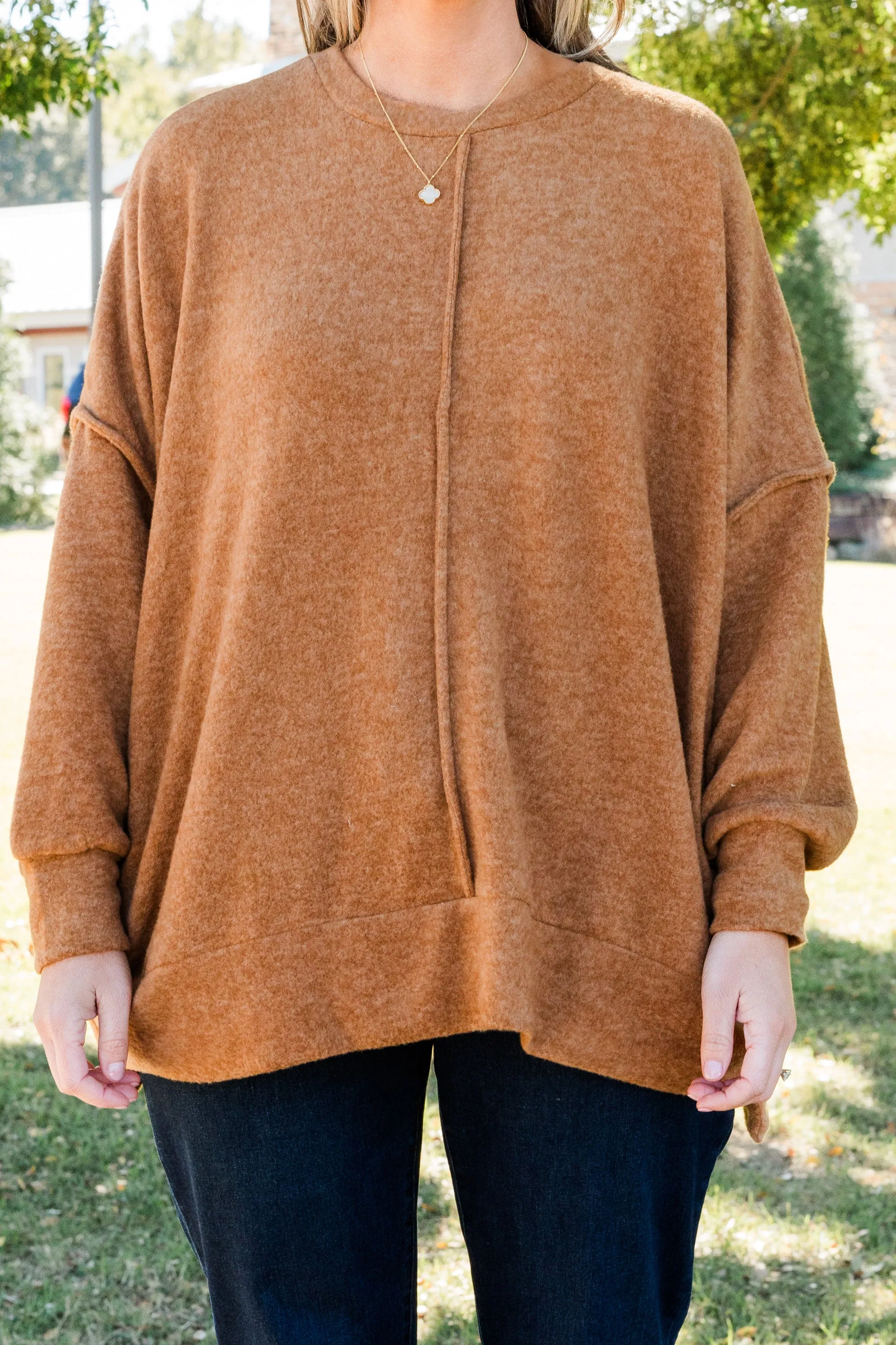 So Comfy Sweater, Deep Camel