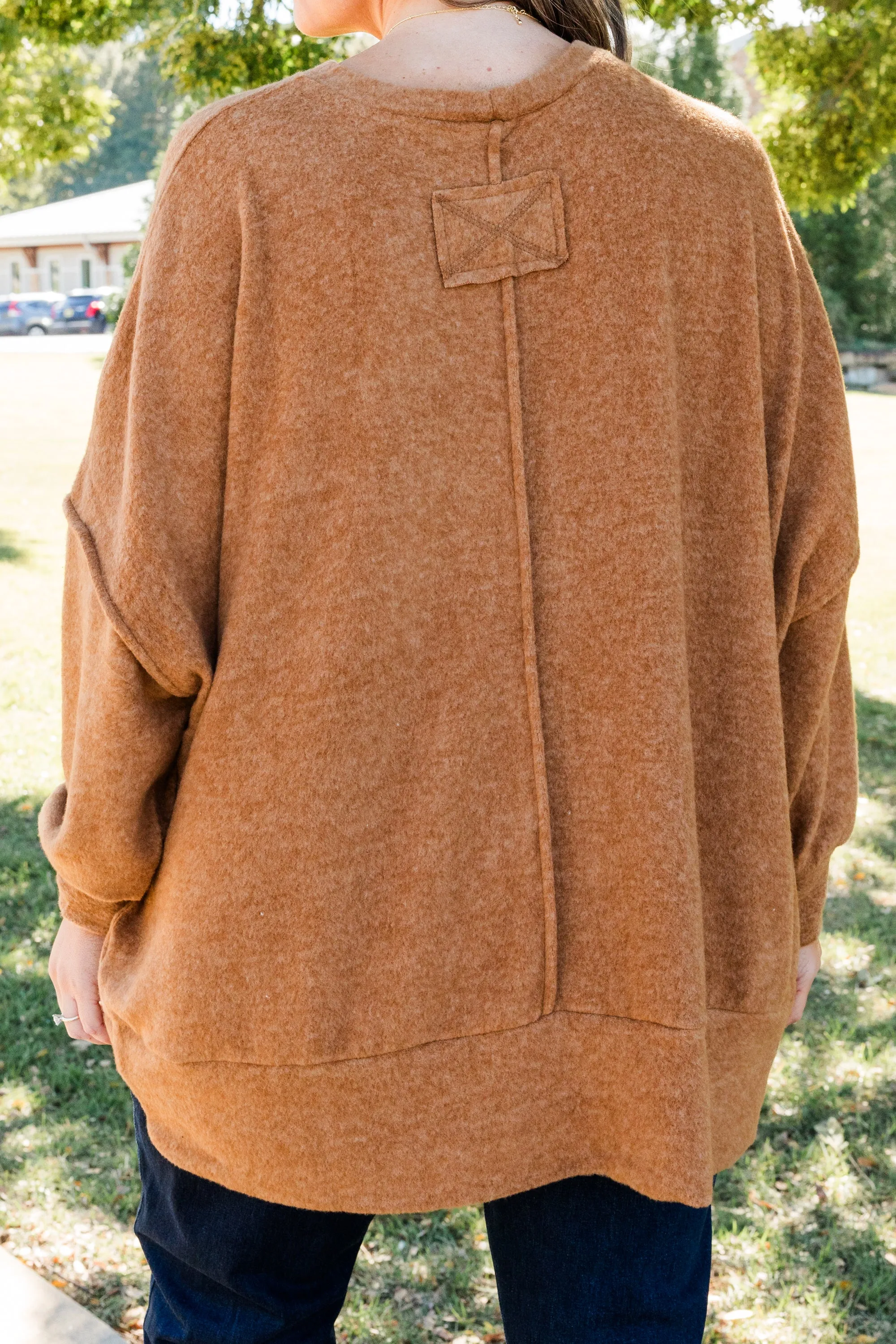 So Comfy Sweater, Deep Camel