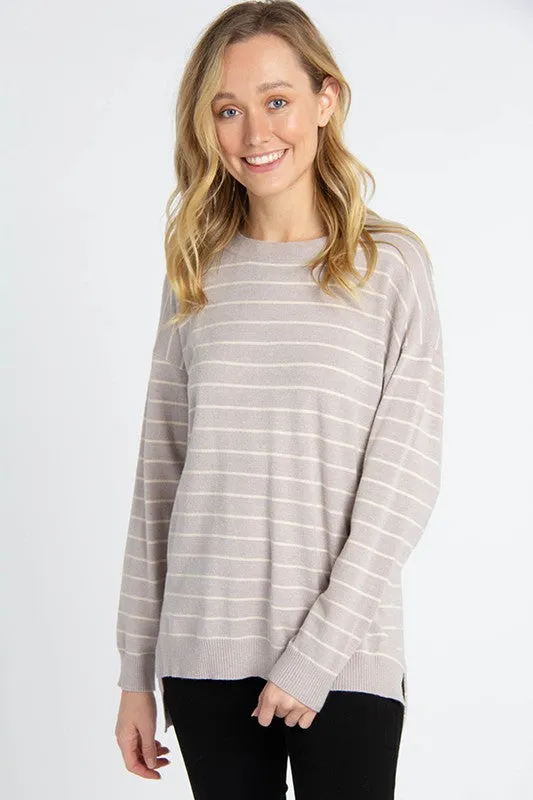 Stripe Soft Knit Sweater